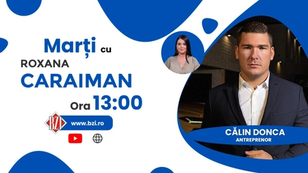 LIVE VIDEO - Curajul de a fi bogat într-o lume speriată de sărăcie. Despre performanță profesională și căi de îmbogățire vorbește la BZI LIVE Călin Donca