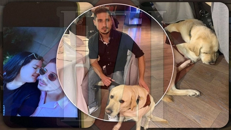 Așa arată o prietenie specială! Desmond este un labrador care îl însoțește pe Alexandru tot timpul. Tânărul este nevăzător, iar câinele îi ghidează calea