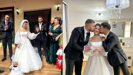 Geta Sterp și-a invitat tatăl la nuntă. Toată familia s-a strâns în jurul lui