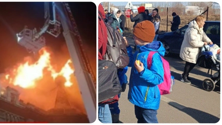 Un adăpost din Germania pentru refugiații din Ucraina a fost incendiat: o svastică a fost desenată inițial pe clădire