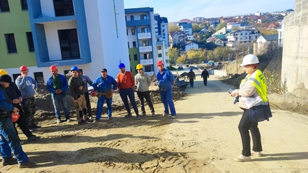 Inspectorii ITM Iași au efectuat o serie de controale la două șantiere din Iași