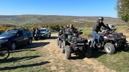 Bărbatul dispărut în pădurea din comuna Grajduri a fost găsit după ample activități de căutare