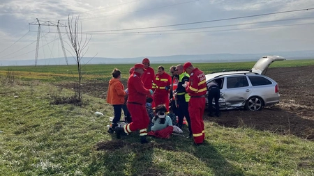 Accident rutier cu două autoturisme în localitatea Ciohorăni. Cinci ucraineni au fost răniți - EXCLUSIV, UPDATE