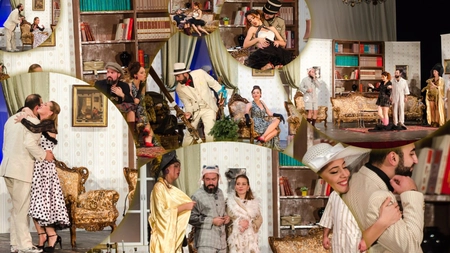Comedia „Pijamale”, cu actorii Ateneului Național din Iași, gata să încânte publicul într-o altă prestație - GALERIE FOTO