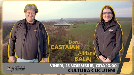 O nouă lecție cu drona „Educație la înalțime” despre cultura Cucuteni. Călătorie în istorie cu doi profesori de vocație