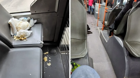 Ce a putut lăsa un bucureștean în urma lui, pe scaunul autobuzului STB 162. Călătorii au rămas fără cuvinte