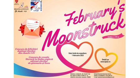 Concursul de creație literară în limba engleză „February’s Moonstruck”  Ediția a VII-a, 2023