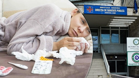 Explozie a infecțiilor respiratorii acute! La Iași, în ultima săptămână au fost înregistrate aproape 8.000 de cazuri de gripă, pneumonie și infecții virale ale căilor respiratorii superioare!