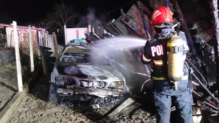 Incendiu la o casă din Popricani, în noaptea dintre ani!