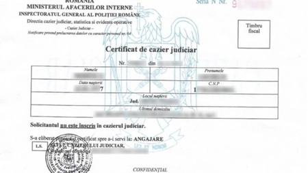 Președintele Iohannis a promulgat legea care prevede eliberarea cazierului judiciar și în format electronic