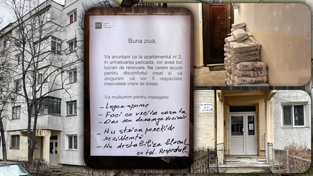 Doi muncitori dărâmă un bloc din Păcurari pentru a renova un apartament. Locatarii: „Au afectat structura de rezistență a clădirii”
