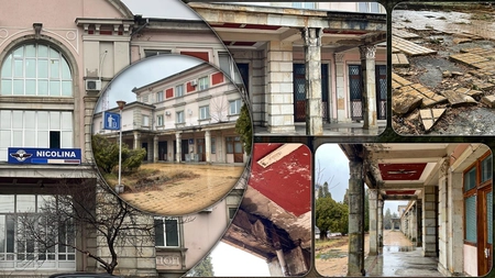 Gara Internațională Iași este o ruină. Clădirea se descompune - GALERIE FOTO