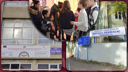 Bătaie la Școala Gimnazială „Petru Rareș” din Hârlău! Un copil a ajuns cu vânătăi la spitalul din oraș!