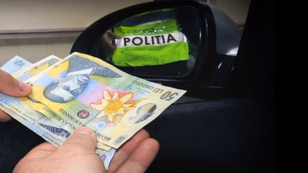 Un bărbat a vrut să mituiască un polițist din Iași cu 2.800 lei. Șoferul, prins în flagrant