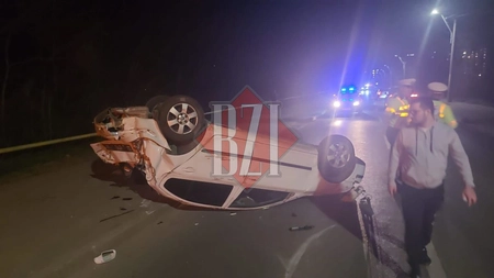 Încă un accident grav la Iași! Un autoturism s-a răsturnat în zona Copou - EXCLUSIV, UPDATE, FOTO/VIDEO