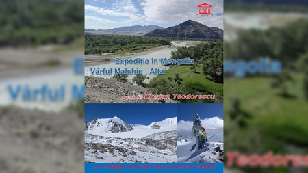 Lansare de carte la Iași: „Expediție în Mongolia. Vârful Malchin, Altai”