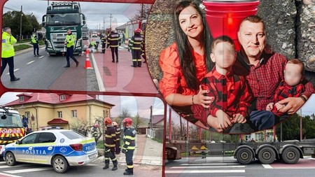 Așa arăta o familie perfectă, până când moartea a urcat în cabina unui TIR. Imaginile de coșmar și filmul tragediei, pas cu pas – FOTO/VIDEO