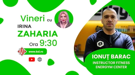 LIVE VIDEO - Ionuț Barac, instructor fitness, Energym Center, discută în emisiunea BZI LIVE despre cum îmbinăm sportul cu mesele de sărbători - FOTO
