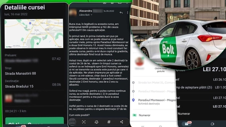 Ați pățit vreodată asta când ați mers cu Bolt? O ieșeancă a rămas fără bani din cauza aplicației. „Am primit răspunsul după aproape un an” - FOTO