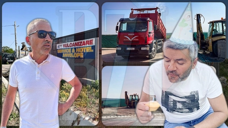 Dezastru ecologic lângă Iași, provocat de prietenul primarului! Tone de pământ sunt depozitate lângă service-ul lui Cătălin Leonte, într-o zonă cu alunecări de teren: „Individul a adus 1.000 de camioane de 30 tone” - FOTO