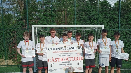 Clasamentul final după etapa de fotbal la băieți, la Școala Gimnazială „Al. I. Cuza” din Podu Iloaiei