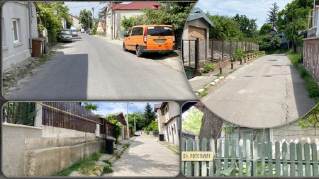 Municipalitatea ieșeană se chinuie de peste 10 ani să consolideze versanții din Țicău. Localnicii sunt speriați: „Vine dealul peste noi. Mi se clatină casa”