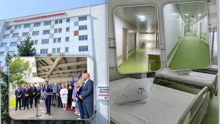 S-au finalizat lucrările de modernizare la Spitalul Clinic de Urgențe pentru Copii „Sfânta Maria” din Iași: „Unitatea medicală a beneficiat de o investiție de aproximativ 138 de milioane de lei” - FOTO