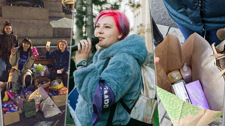 Un grup de tinere din Iași oferă absorbante gratis femeilor fără adăpost. De unde le-a venit ideea - FOTO