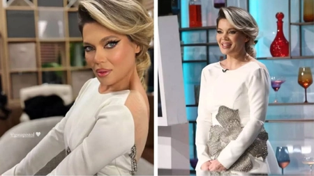 Gina Pistol a purtat o rochie superbă în semifinala „Chefi la cuțite”. Cât a costat articolul vestimentar