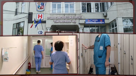Scene de groază în Iași! Doi angajați de la Spitalul Clinic de Urgențe „Sf. Spiridon” s-au luat la bătaie în vestiar