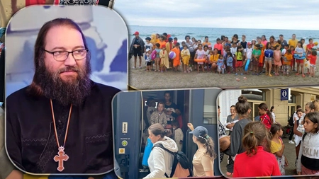 Părintele Dan Damaschin are nevoie de ajutorul nostru pentru transportul copiilor pe care îi trimite la mare în cea mai frumoasă vacanță din viața lor - FOTO/VIDEO