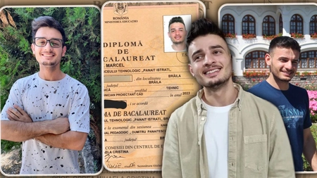 Din repetent a ajuns să ia Bacalaureatul cu o notă surprinzător de mare! În ciuda sărăciei din familie, Marcel Mustafa a tras cu dinții să meargă la școală: „Primul ghiozdan a fost o sacoșă de rafie” - FOTO