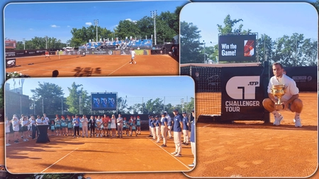 Meci incredibil în finala de la Concord Iași Open. Francezul Hugo Gaston a reușit să facă supriza și a ridicat marele trofeu „Mă simt foarte bine aici” - FOTO