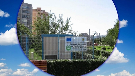 Calitatea aerului în Județul Iași, iulie 2023