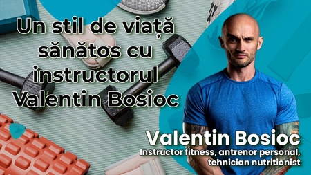 LIVE VIDEO - Valentin Bosioc, instructor fitness, antrenor personal, tehnician nutriționist, va discuta în emisiunea BZI LIVE despre o platformă cu un program complet pe 12 săptămâni cu meniuri, cu zeci de ore de lectii video si tutoriale care se pot lucra acasă