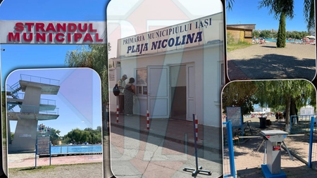 Ieșenii au luat cu asalt ștrandul municipal și celebra plajă Purcica. Ieri, în primele ore ale dimineții, peste 500 de ieșeni erau la plajă - FOTO