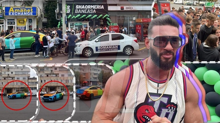 Fanii l-au „ars” pe Dorian Popa! Poliția este pe urmele sale după ce a întors bolidul pe linie continuă la Iași. Val de reacții în mediul online: „Nu are nici număr de înmatriculare” – FOTO/VIDEO