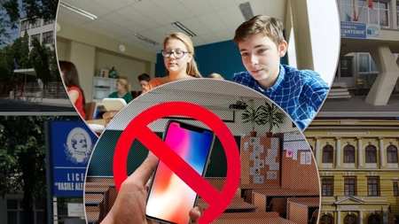 Elevii ieșeni nu renunță la telefon atunci când sunt la școală. Din acest an școlar, legea interzice mobilul la cursuri: „Nu ne convine acest lucru” - FOTO