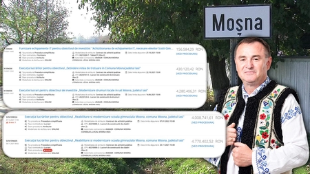 O comună din Iaşi nu are investiții de ani de zile. Primarul speră la o minune: „Eu îmi fac cruce în patru direcţii în fiecare dimineaţă” - FOTO