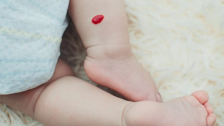 Poze cu hemangiom. Boala poate apărea chiar la naștere sau în primele luni de viață