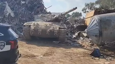Un tanc furat dintr-o bază militară a fost găsit într-un depozit de fier vechi, în Israel. Este al doilea caz de „dispariție” misterioasă din acest an