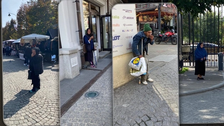 Polițiștii locali din Iași stau cu ochii pe cerșetorii veniți la Sfânta Parascheva. În doar câteva zile au fost aplicate zeci de amenzi