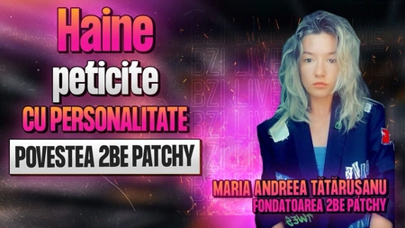 LIVE VIDEO - Putem adăuga, prin peticire, personalitate și stil unei piese vestimentare vechi? Aflăm de la Maria Andreea Tătărușanu, fondatoarea 2be patchy, în interviul BZI LIVE - FOTO