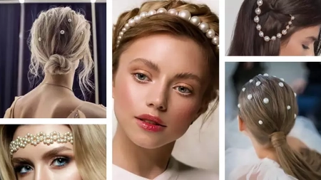 Coafuri cu perle. Idei spectaculoase pentru un look atrăgător