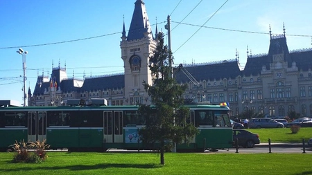 Circulația tramvaielor din zona Palat este întreruptă și sunt înlocuite cu autobuze