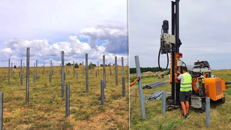Parcul fotovoltaic de la Aeroportul Internaţional Iaşi a fost pus în funcţiune. Lucrările la terminalul T4 se apropie de final - FOTO