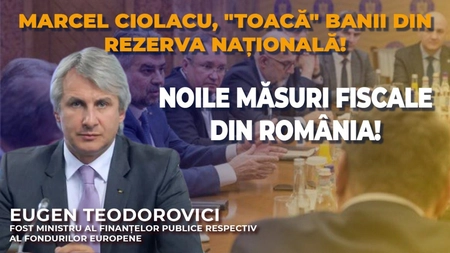 LIVE VIDEO - O interesantă și de succes emisiune BZI LIVE alături de Eugen Orlando Teodorovici, fostul ministru al Finanțelor publice, respectiv al Fondurilor europene