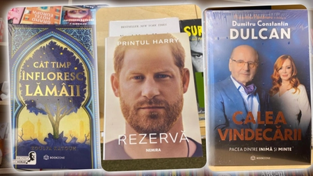 „Rezervă”, „Cât timp înfloresc lămâii” și „Calea vindecării”, cele mai cumpărate cărți în anul 2023, la Iași - FOTO