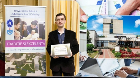 Un tânăr din Iași a renunțat la un job de succes în IT, de mii de euro, pentru a deveni profesor la Universitatea Tehnică „Gheorghe Asachi” din Iași: „O parte din mine a știut că trebuie să merg pe partea de inginerie” - FOTO