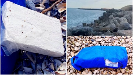 Un pachet cu peste un kilogram de droguri a fost găsit pe o plajă, în Constanţa
